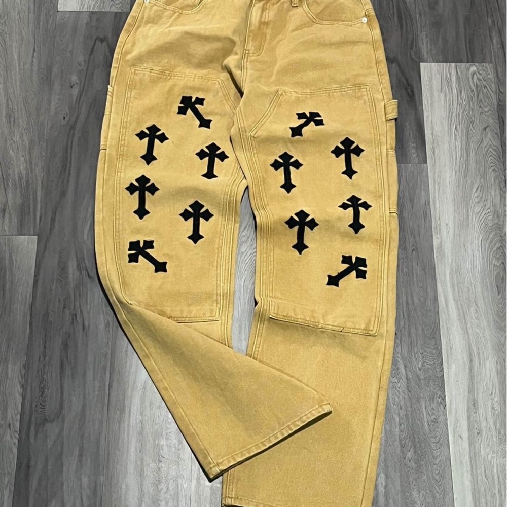 Cross da world double knee cargos